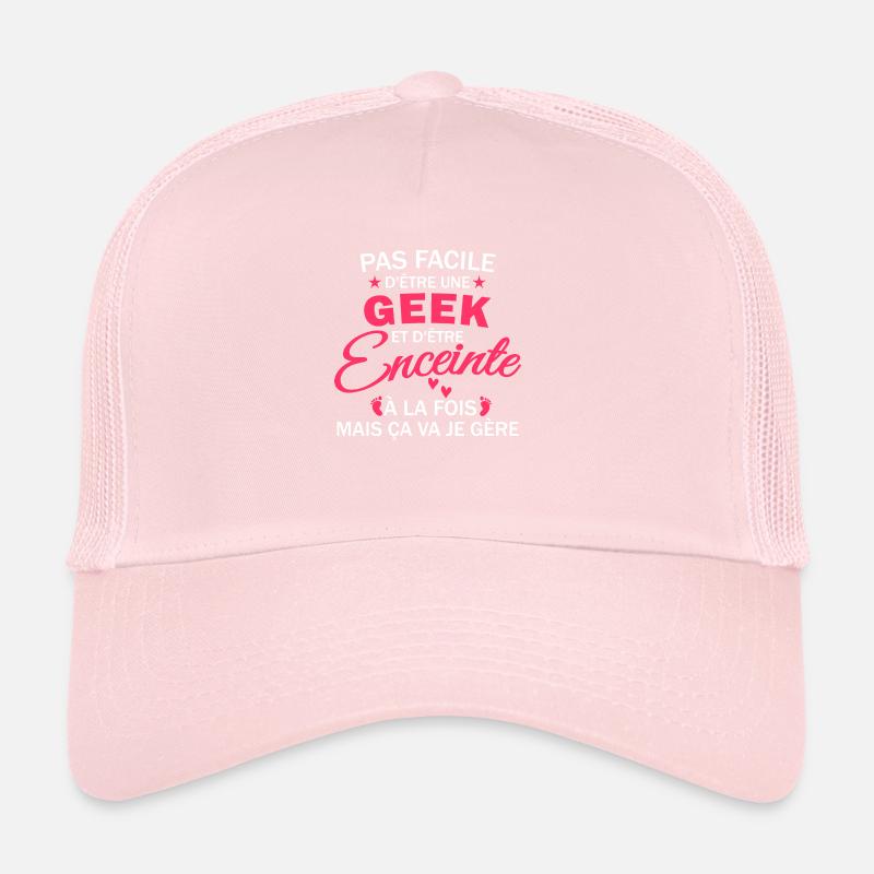 geek et enceinte Casquette trucker 