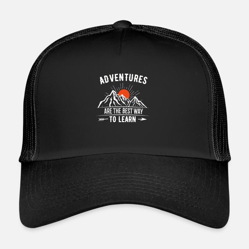Adventure Learning Hiking - Trucker Cap - black/black