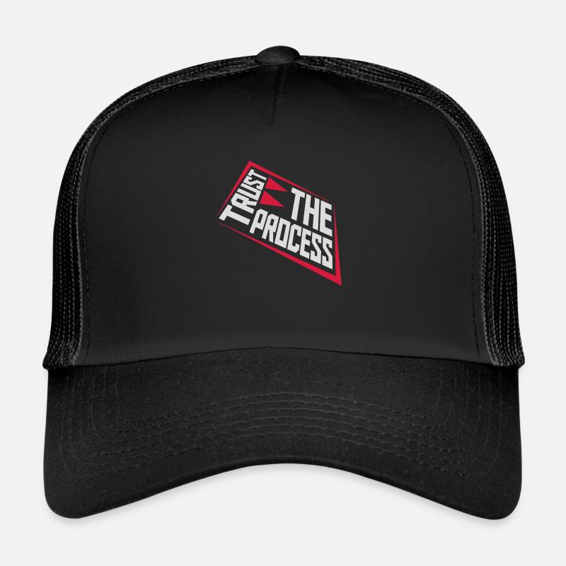 trust the process Quote Trucker Cap