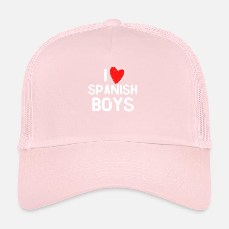 Ich liebe spanische Jungs Trucker Cap