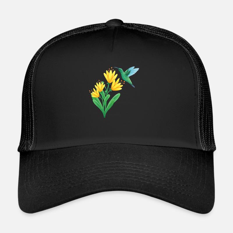 kleiner Kolibri - Trucker Cap - Schwarz/Schwarz