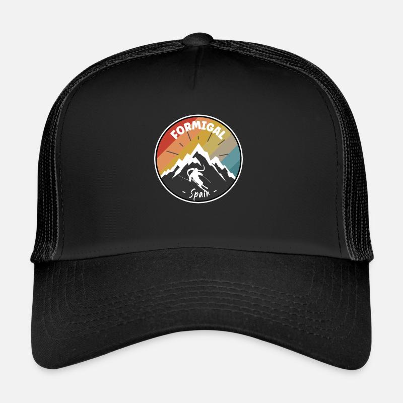 Skiing In Formigal - Spain - Trucker Cap - black/black