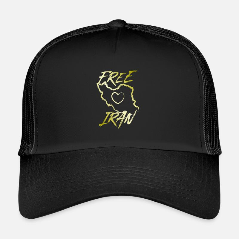L’Iran libre aime la paix Casquette trucker 