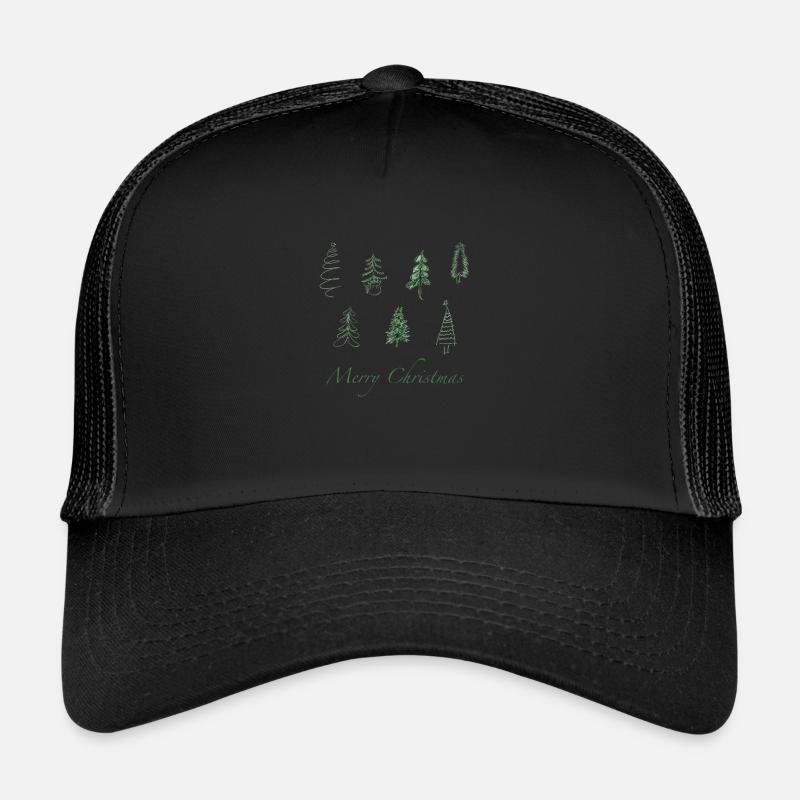 Joyeux Noël - Casquette trucker  - noir/noir