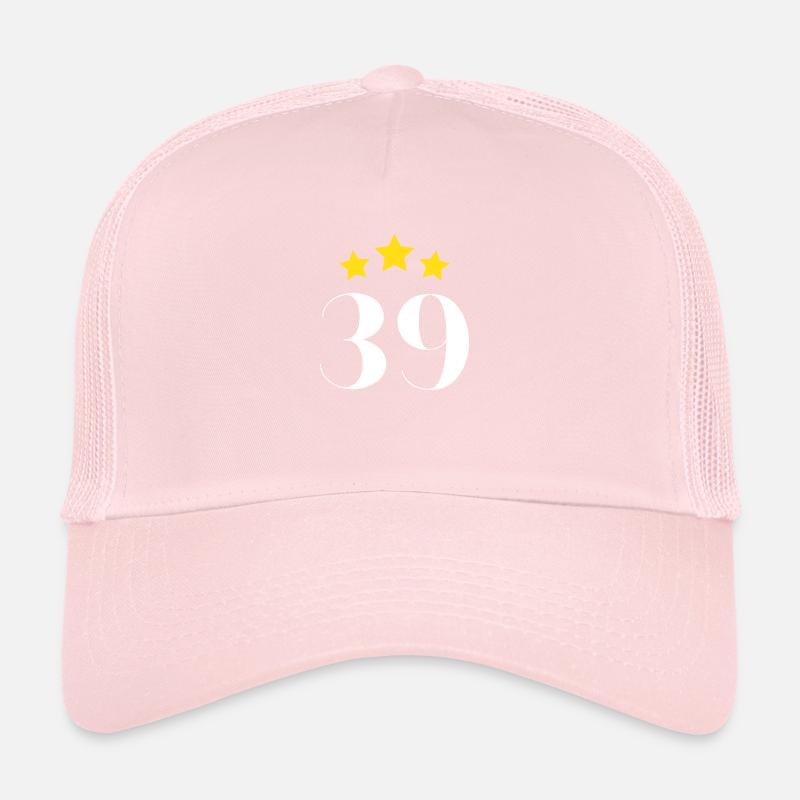 39e anniversaire étoilé Casquette trucker 
