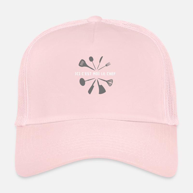 Ici c'est moi le chef Casquette trucker 