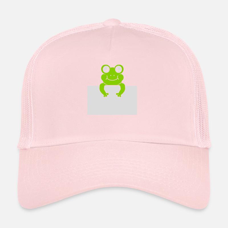 Text präsentieren Comic Frosch Trucker Cap