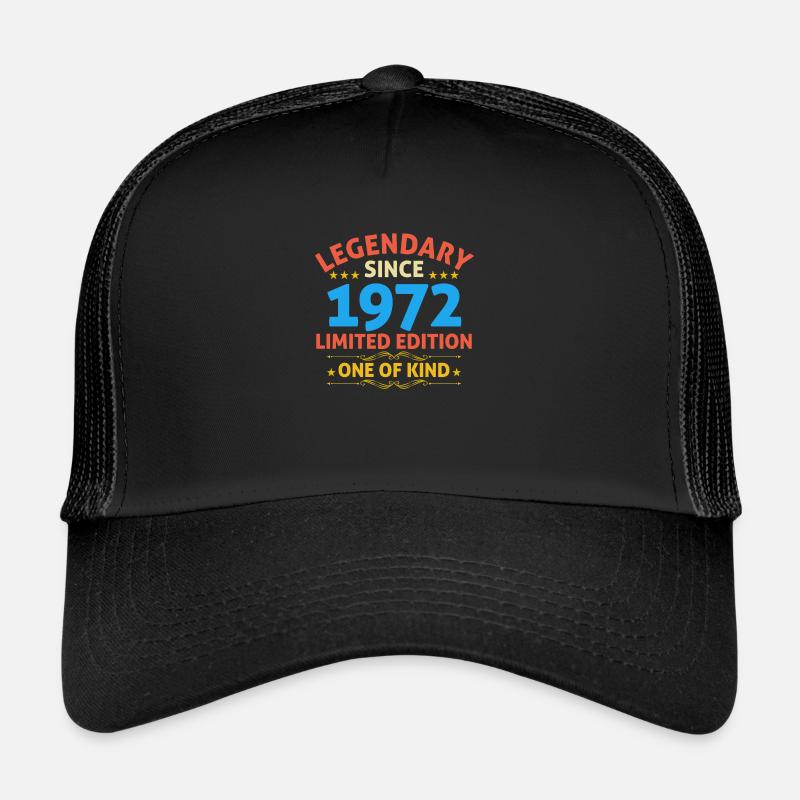 Legendary since 1972 Limited Edition - Trucker Cap - black/black