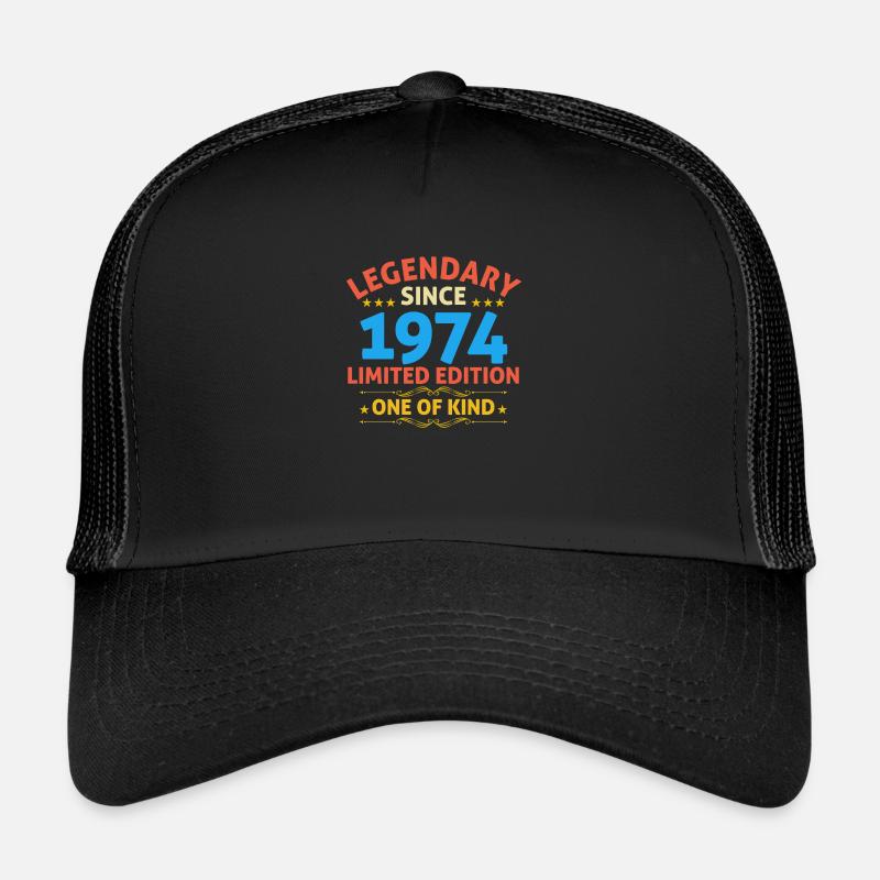 Legendary since 1974 Limited Edition - Trucker Cap - black/black