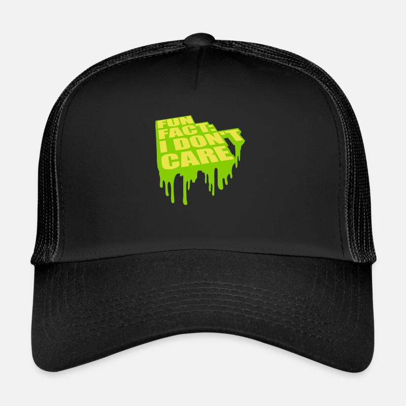 Je me fiche des faits Casquette trucker 