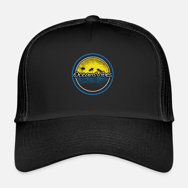 Oceans VibesBeach - Trucker Cap - black/black