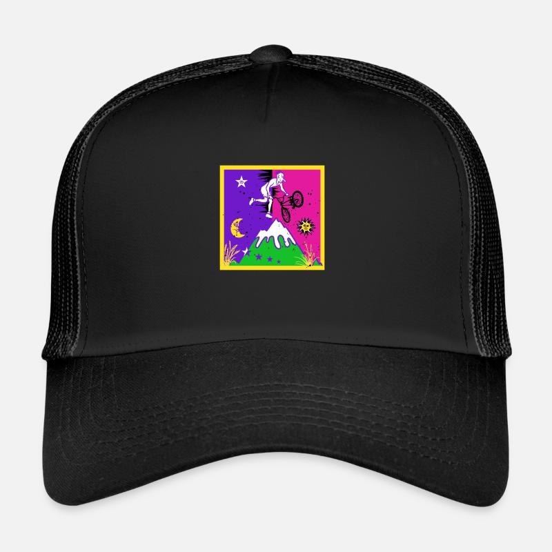 HOFFMAN BMX - Trucker Cap - black/black