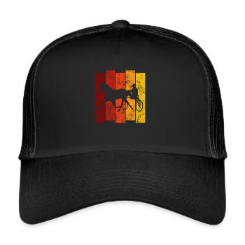 Chevaux de trot Trabrennsport Courses de chevaux - Casquette trucker  - noir/noir - Devant
