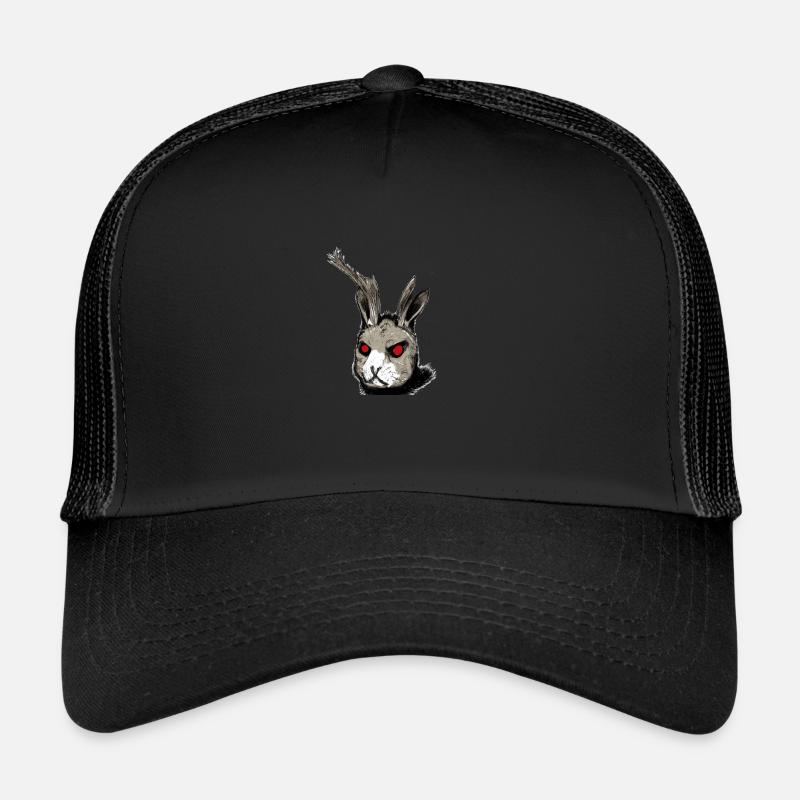 Cursedrabbit1back Trucker Cap