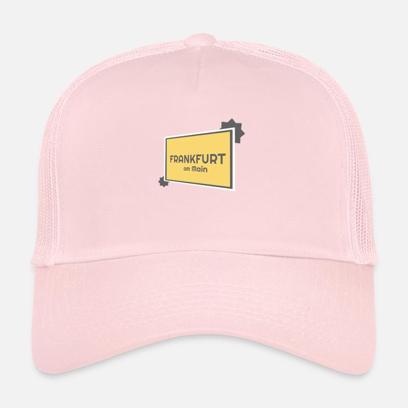 Frankfurt am Main Ortsschild - modern grey Trucker Cap