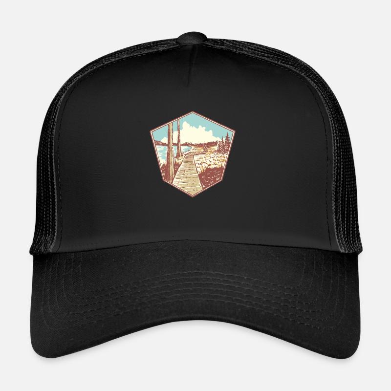Oderteich Harz Souvenir Casquette trucker 