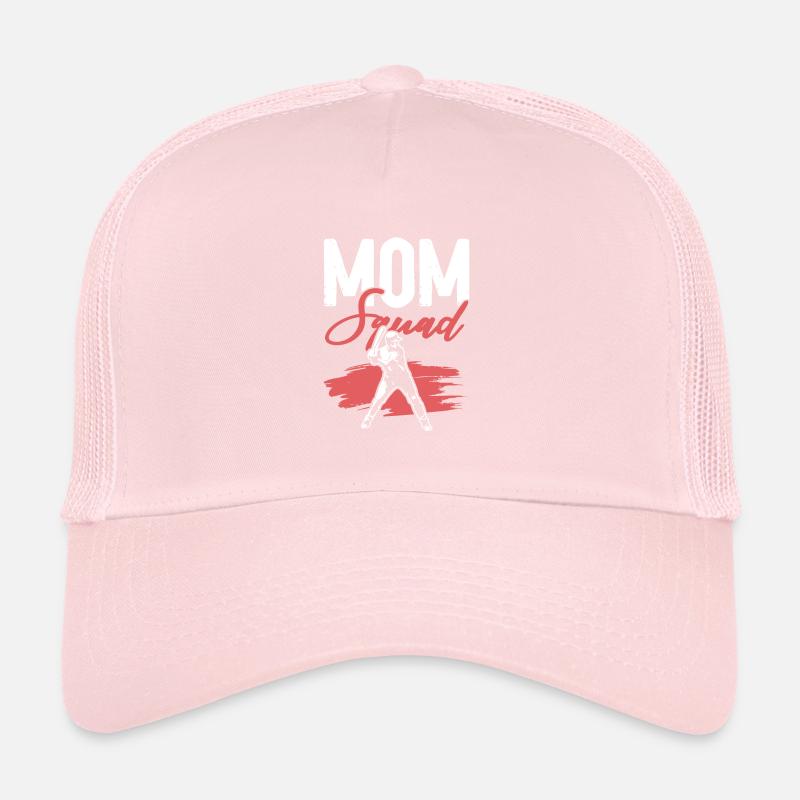Équipe de maman de baseball Casquette trucker 