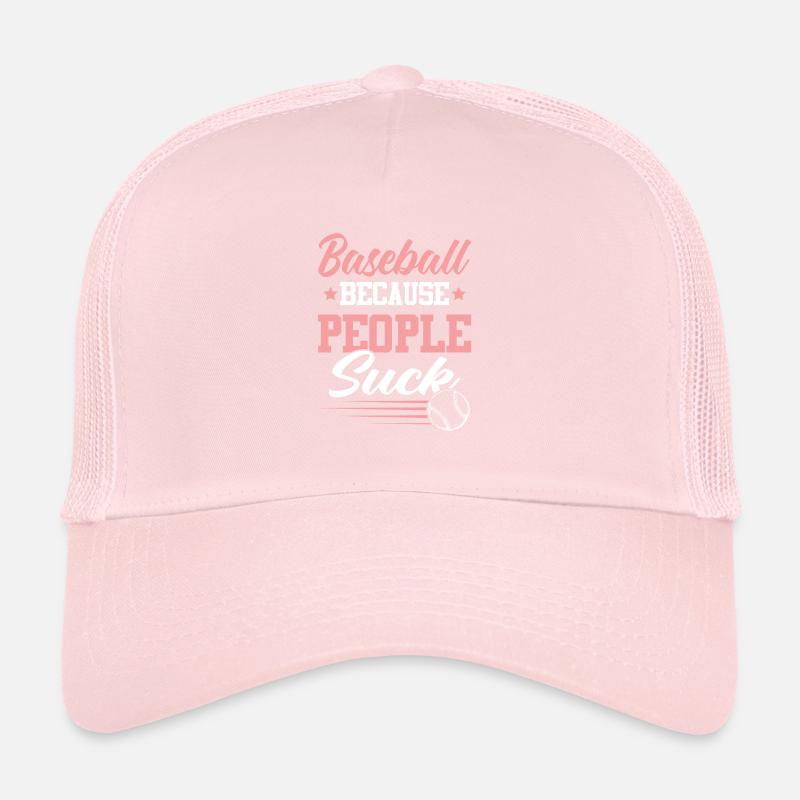 Baseball Slogan Trucker Cap