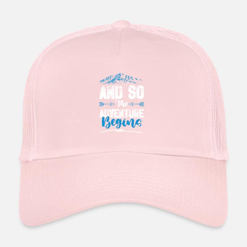 Adventure begins Climbing Trucker Cap