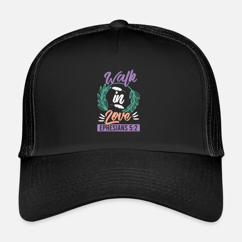Love Saying Bible verse Jesus Trucker Cap