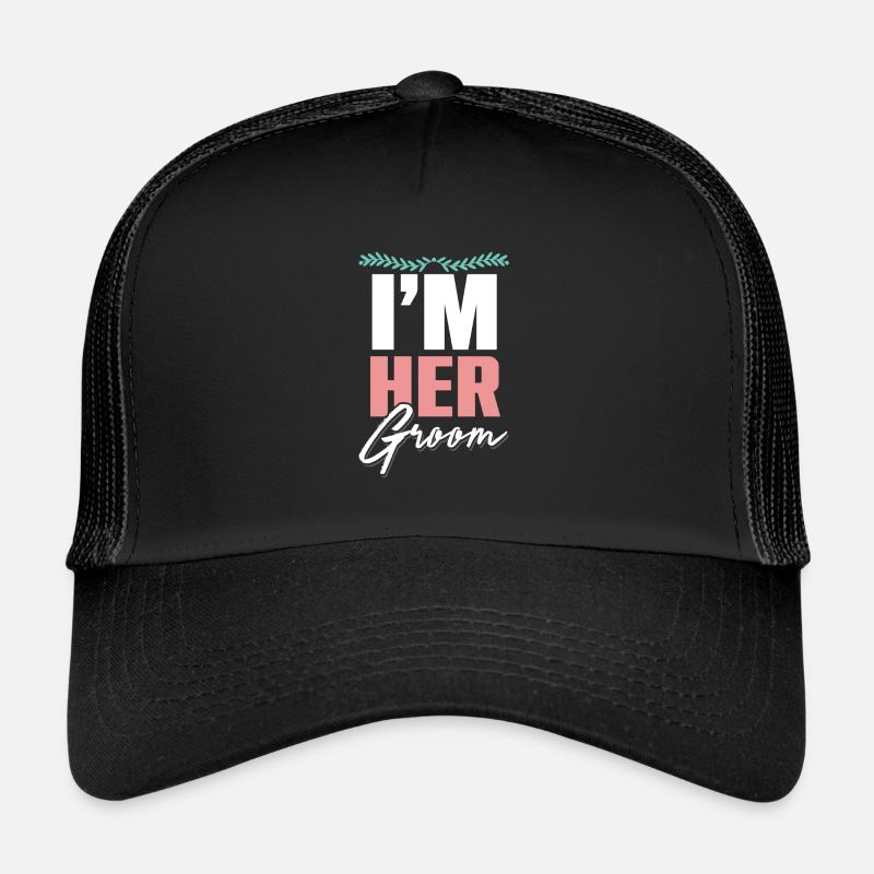 ich bin ihr ehemann paare - Trucker Cap - Schwarz/Schwarz