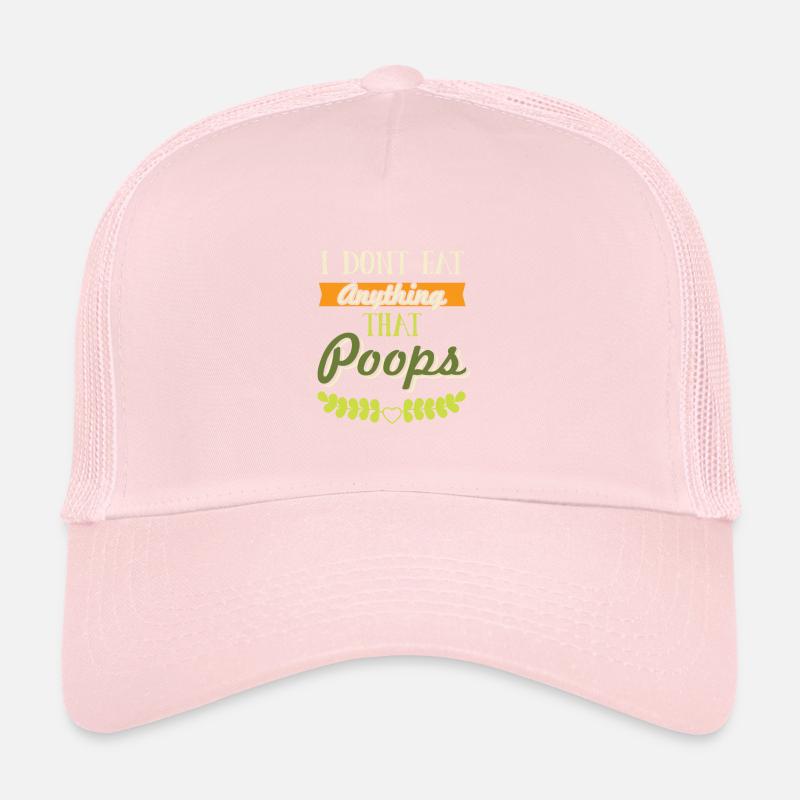 Drôle de dicton végétalien Casquette trucker 