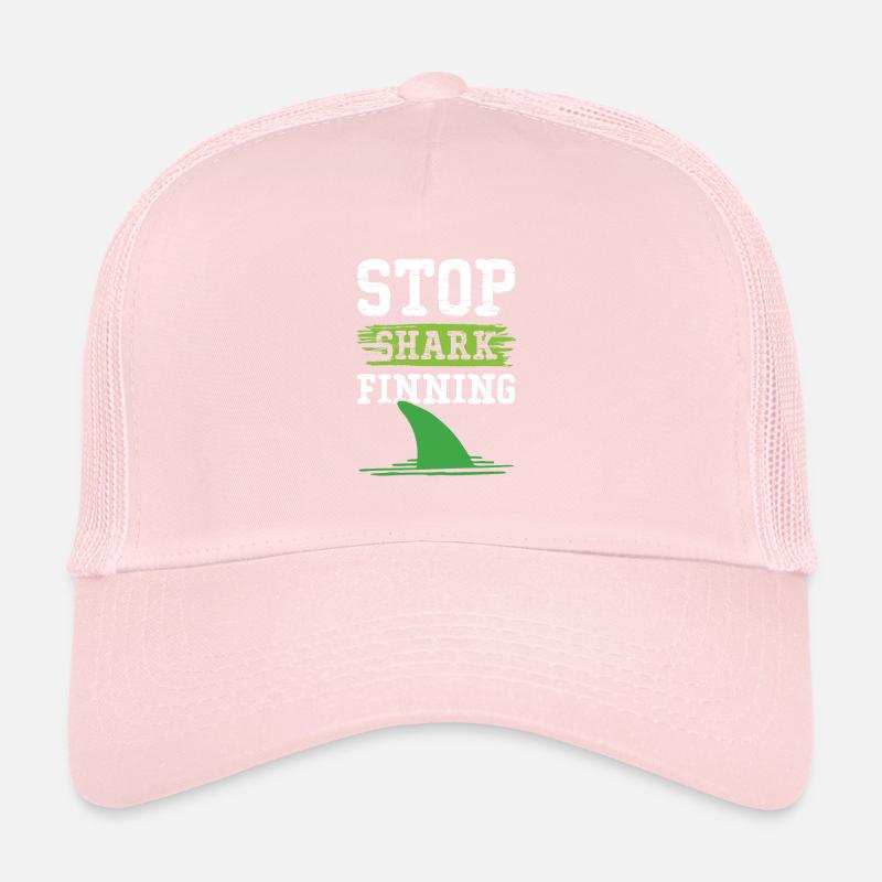 Stop the shark catch saying Trucker Cap