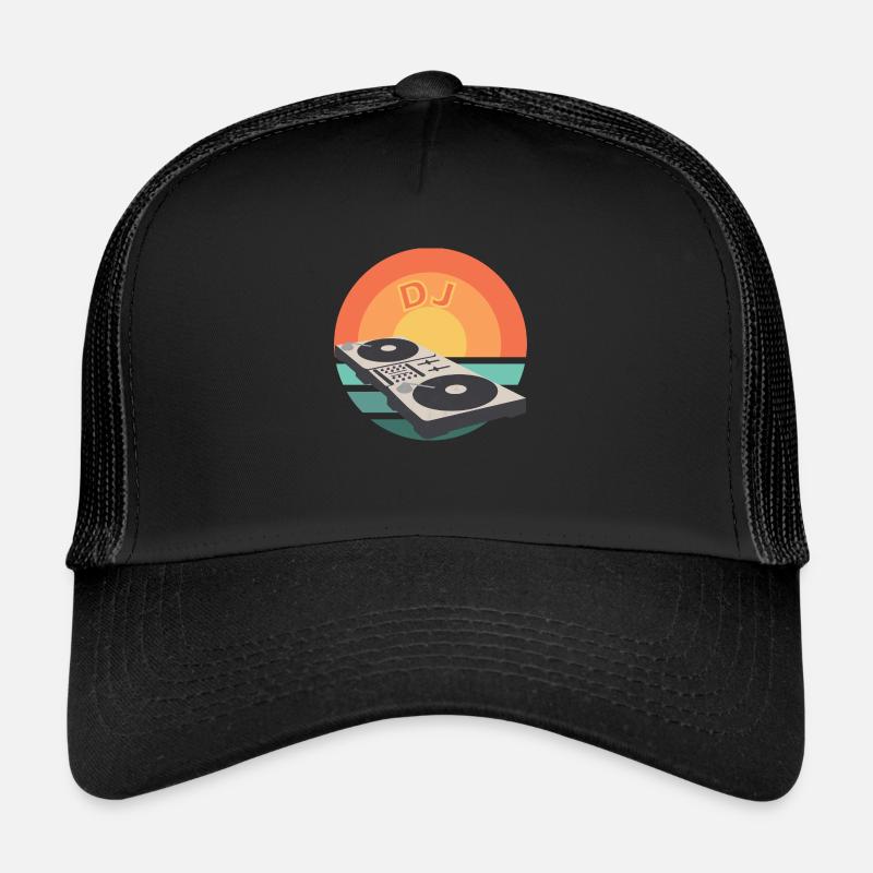Mischpult SunSet DJ Mixer - Trucker Cap - Schwarz/Schwarz