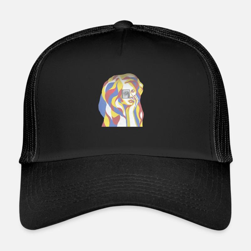 Mme Abstrakt Casquette trucker 
