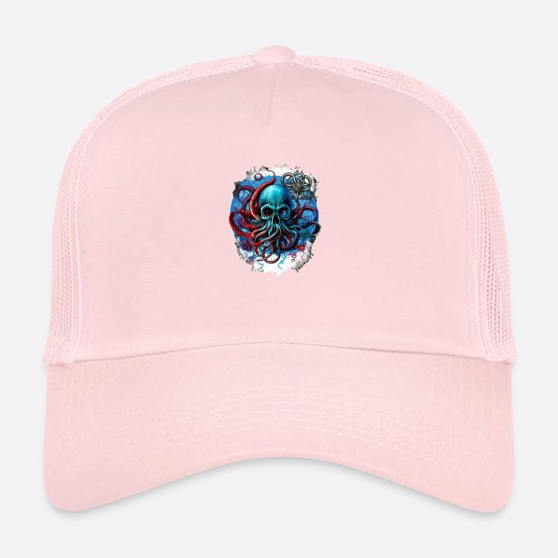 Pieuvre pirate Casquette trucker 