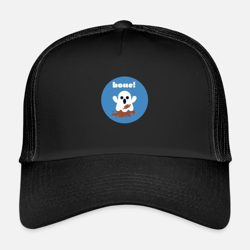 fantôme - Casquette trucker  - noir/noir
