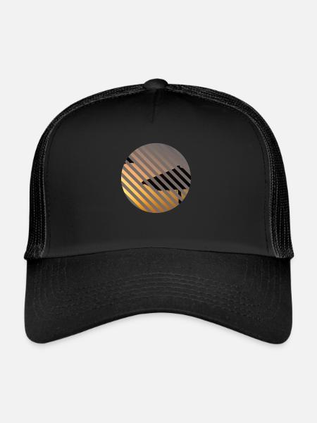 T-shirt Holiday Beach Holiday Summer Sun Cadeau - Casquette trucker  - noir/noir - Devant