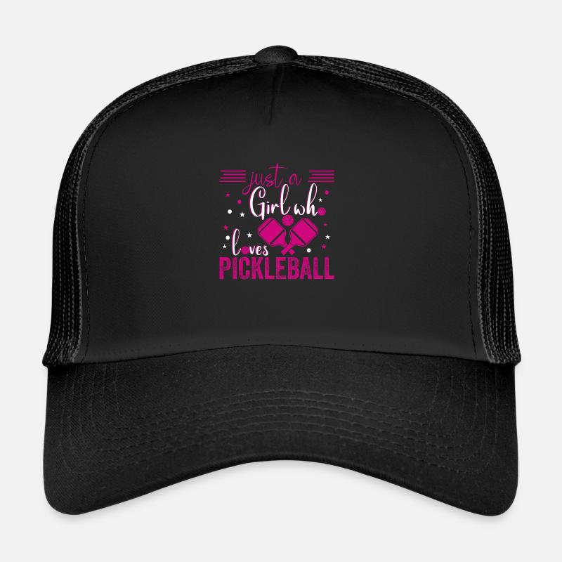 Nur ein Mädchen, das Pickleball liebt Trucker Cap