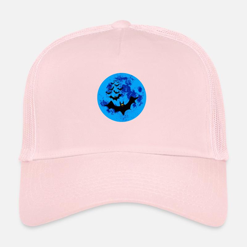 Chauves-souris vampires contre la lune bleue Casquette trucker 