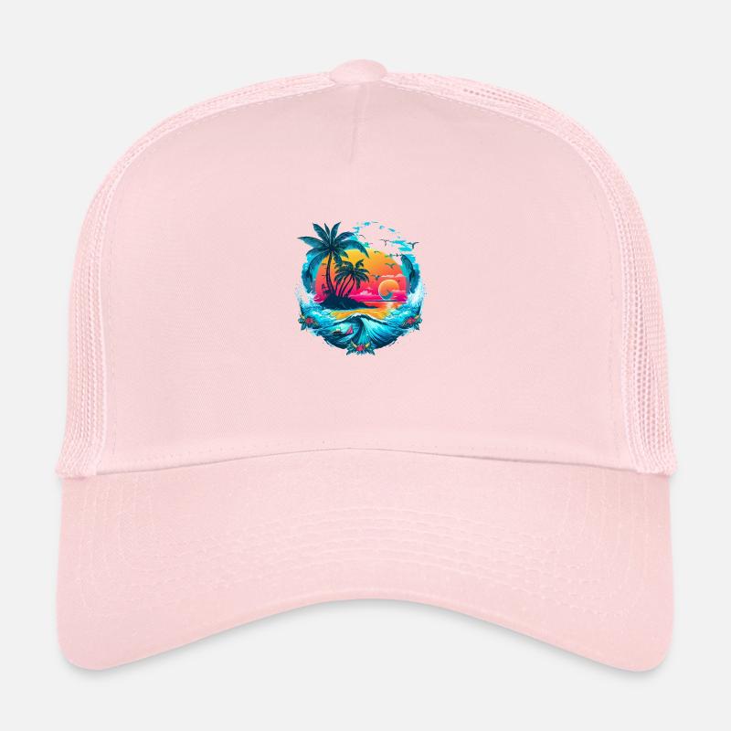 Vacances sous les tropiques Casquette trucker 