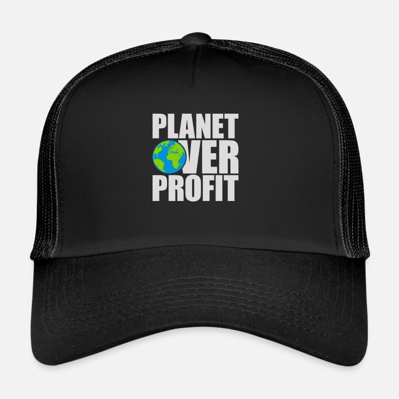 Planète sur le devis de profit Casquette trucker 