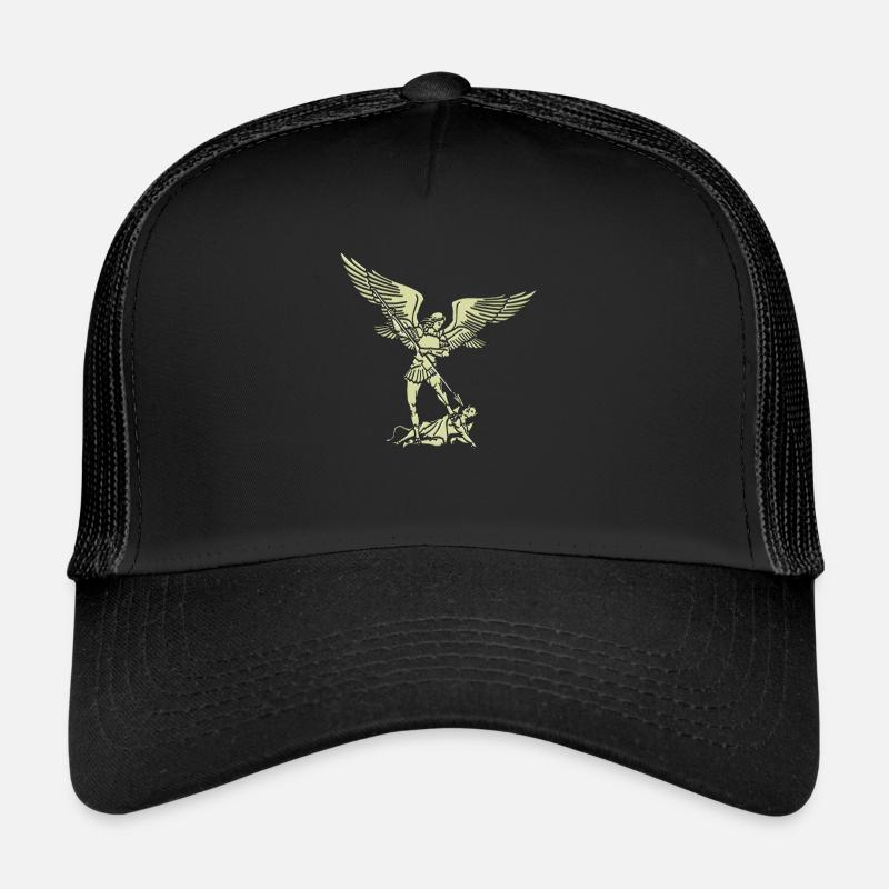 Michael Erzengel Heiliger Christlicher Engel Heiliger Heiliger Snkt Trucker Cap