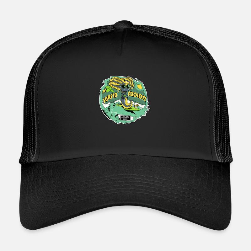 Sonne, Strand und Axolotl Trucker Cap