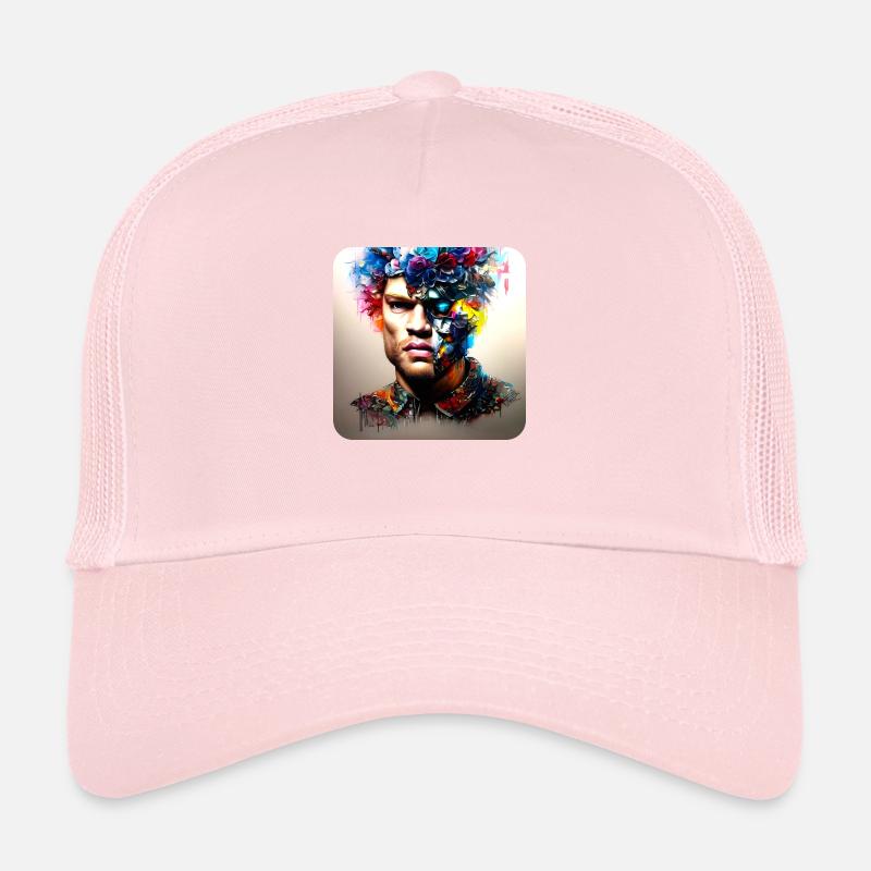 His deep rolling Trucker Cap