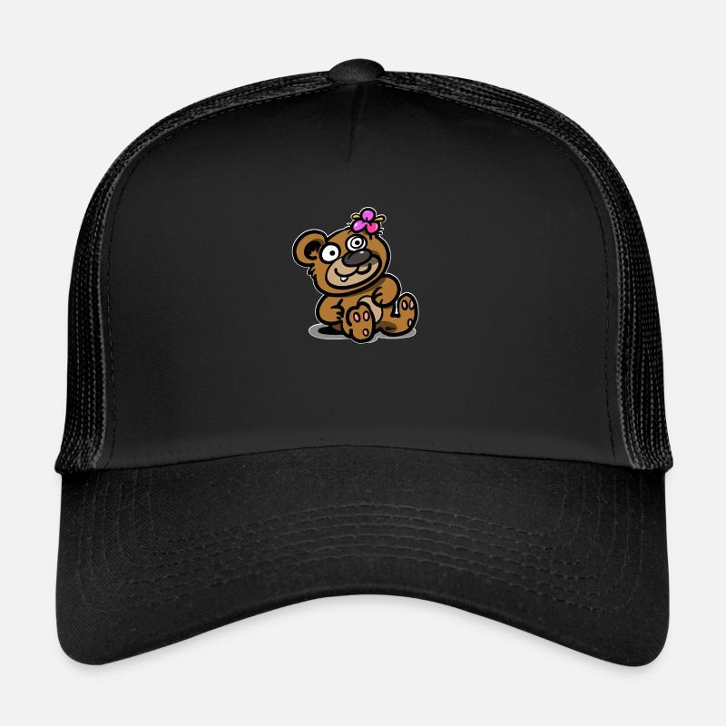 Teddy Bär - Trucker Cap - Schwarz/Schwarz