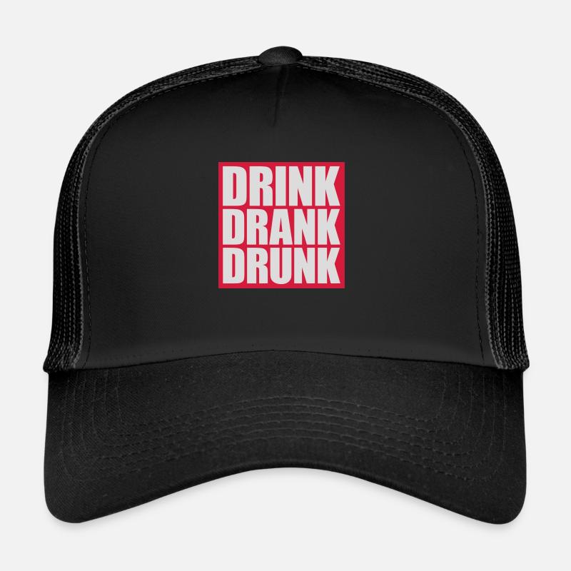 boire bu ivre citation Casquette trucker 