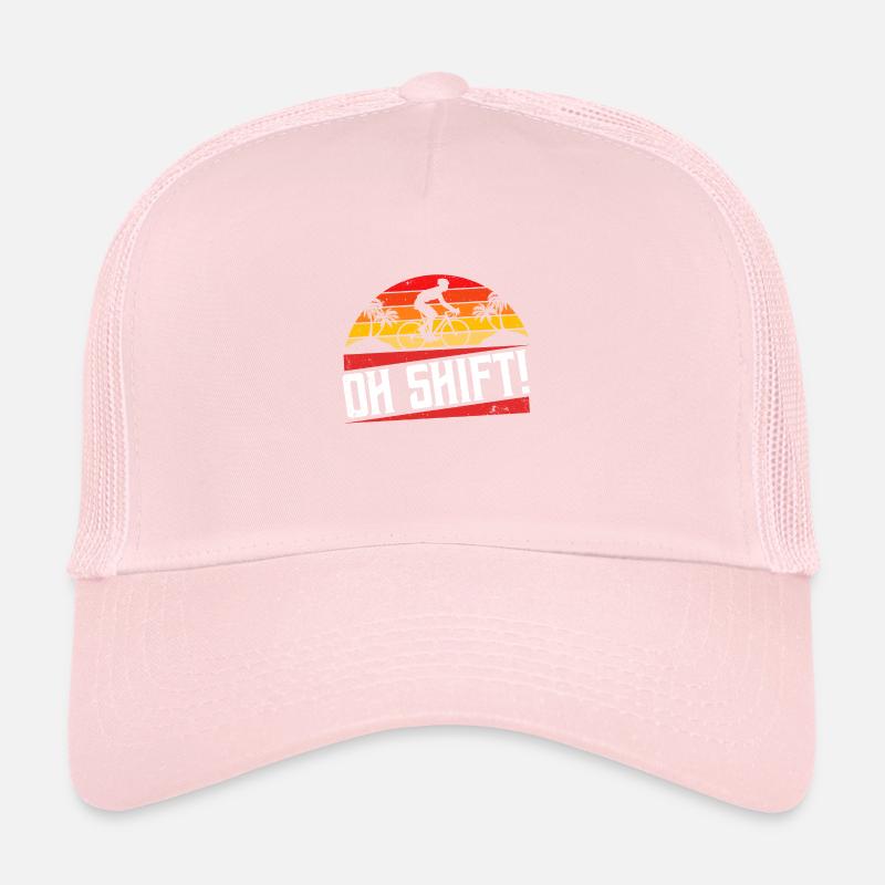 Oh shift - Drôle de cyclisme Casquette trucker 