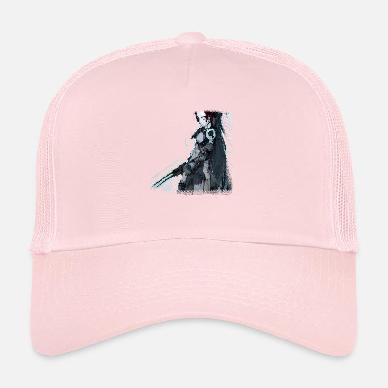 Anime Cyborg Mädchen Trucker Cap