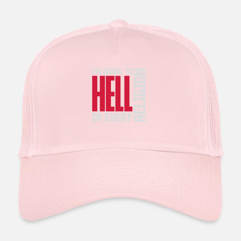 in going to hell Trucker Cap