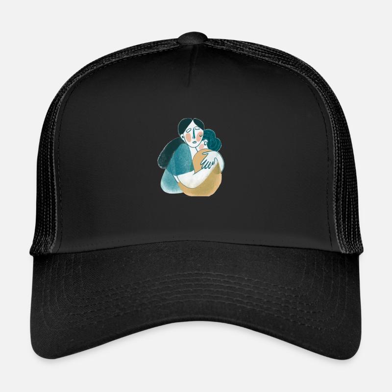Mama und Tochter - Trucker Cap - Schwarz/Schwarz