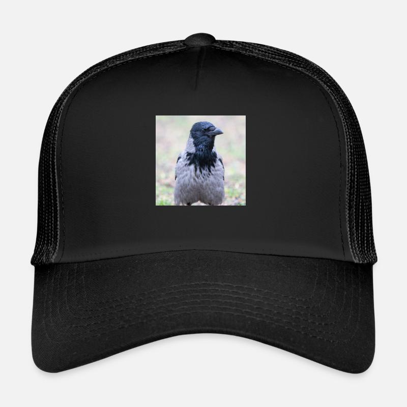 Carrion Crow (Aaskrähe, Corvus corone) Trucker Cap