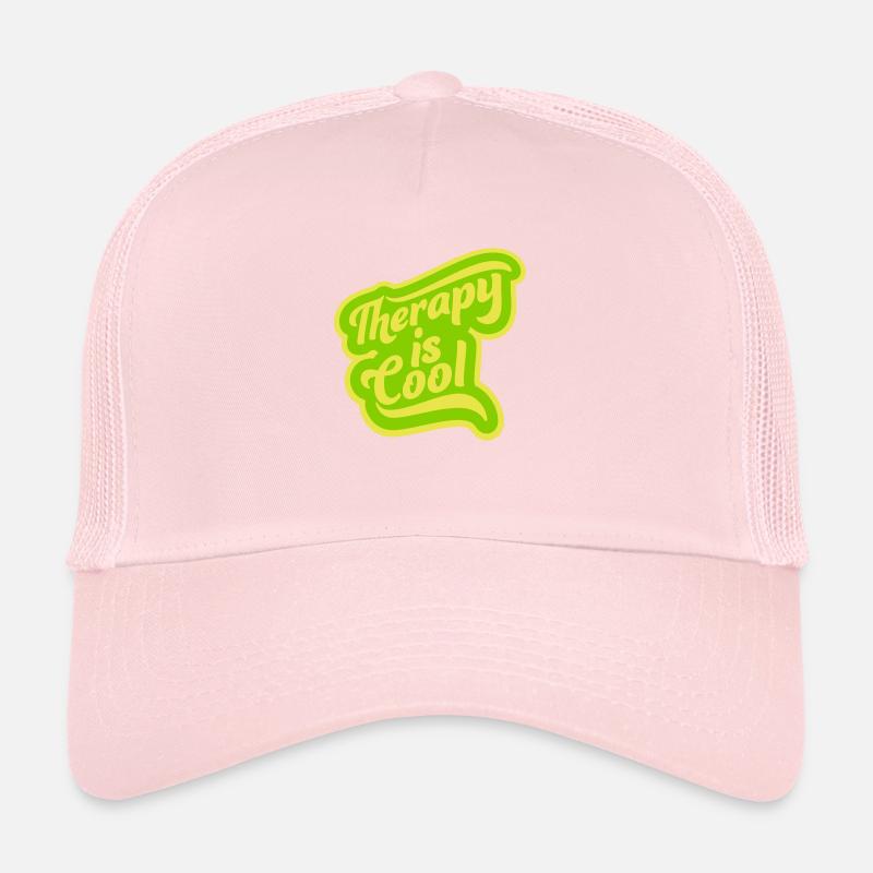 therapy is cool Zitat Trucker Cap