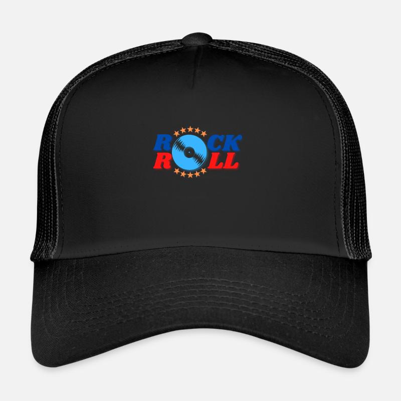 ROCK 'N' ROLL DISCO - Casquette trucker  - noir/noir