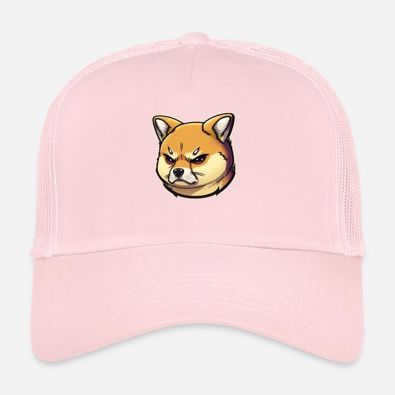 Shiba Grumpy Trucker Cap