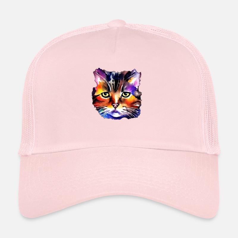 Cat face 5 Trucker Cap